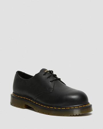 Zapatos Oxford Dr Martens 1461 Slip Resistant Steel Puntera Mujer Negros | MX 425RVD